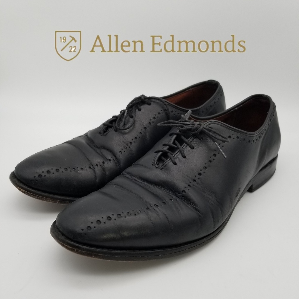 Allen Edmonds Hastings Black Oxford Sz 9.5